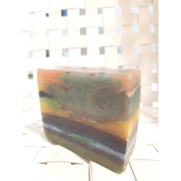 Handmade Glycerine Art Soap: Eucalyptus Scent, Decorative Patterns - Picture 6 of 10